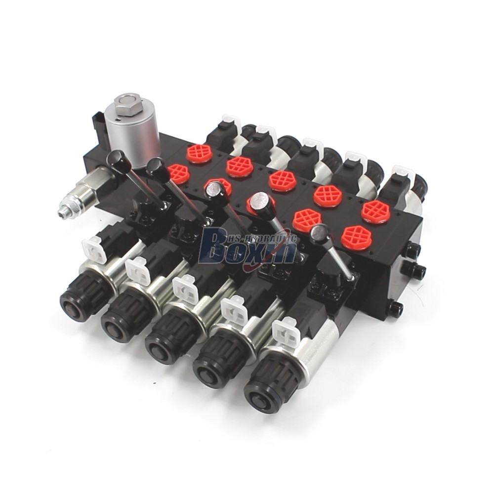 Customized OEM and ODM Services for DCV56 Solenoid 5 Spool Sectional Valve cover photo